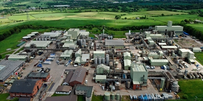 Aerial photograph of Nufarm’s plant in Wyke, Bradford